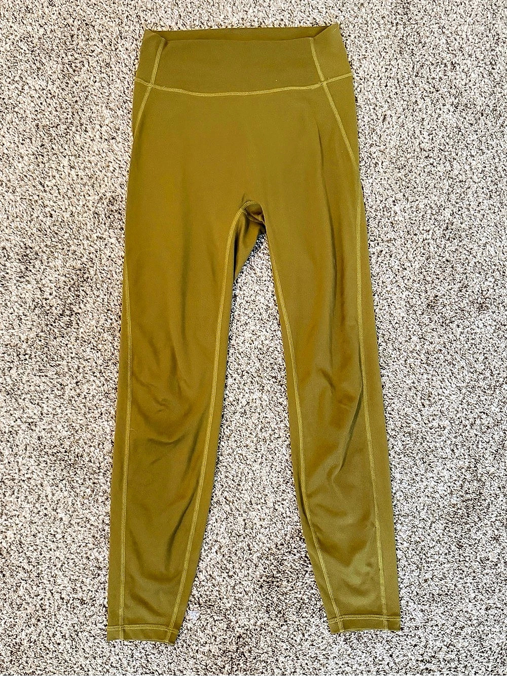 Paragon Olive Athletic Leggings Size Small